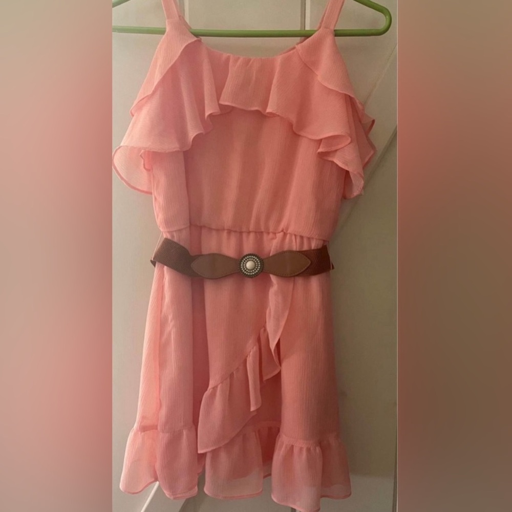 Girls Sundress with Flutter Sleeves size 12